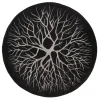 Tapis tissé à la main nid d'oiseau Ø 220 cm, Charcoal