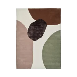 Tapis Topaz, ivory/green, 250x350 cm