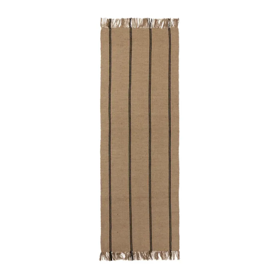 Tapis Yuki, Black-natural, 70x200 cm