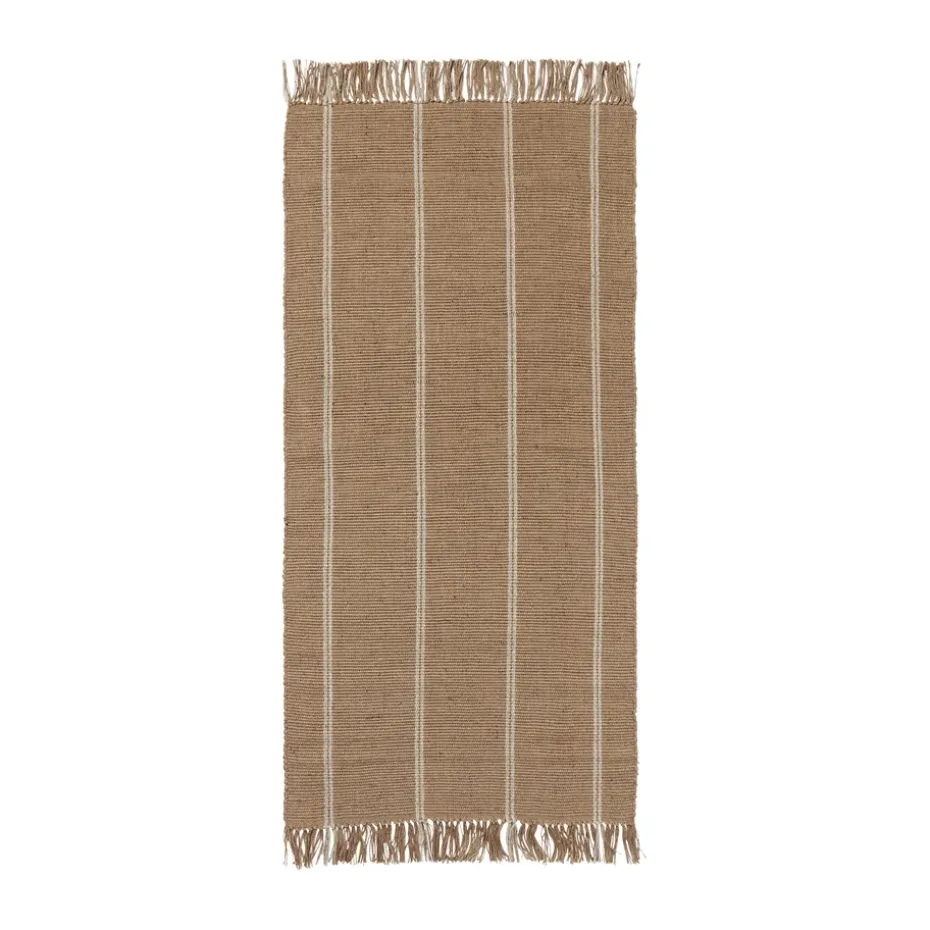 Tapis Yuki, White-natural, 70x140 cm
