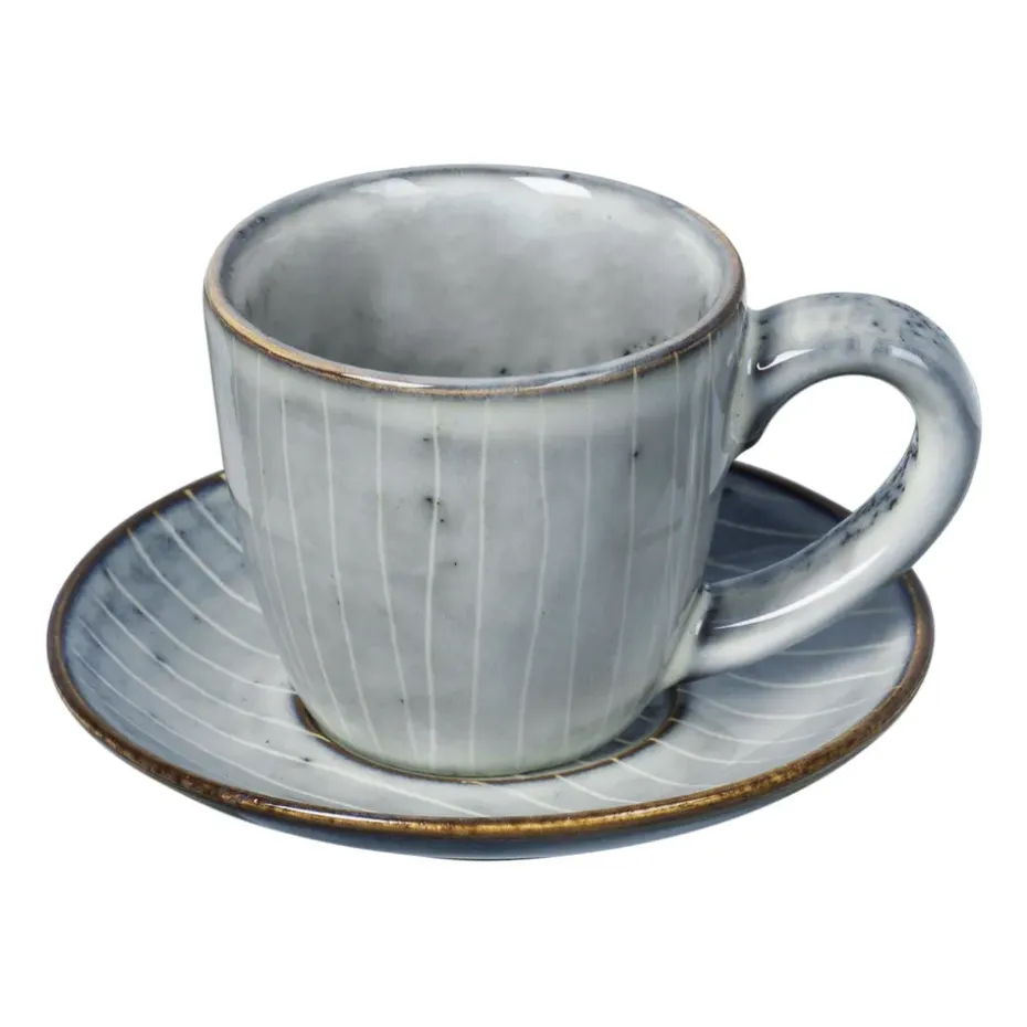 Tasse à espresso Nordic Sea avec soucoupe, 5 cl
