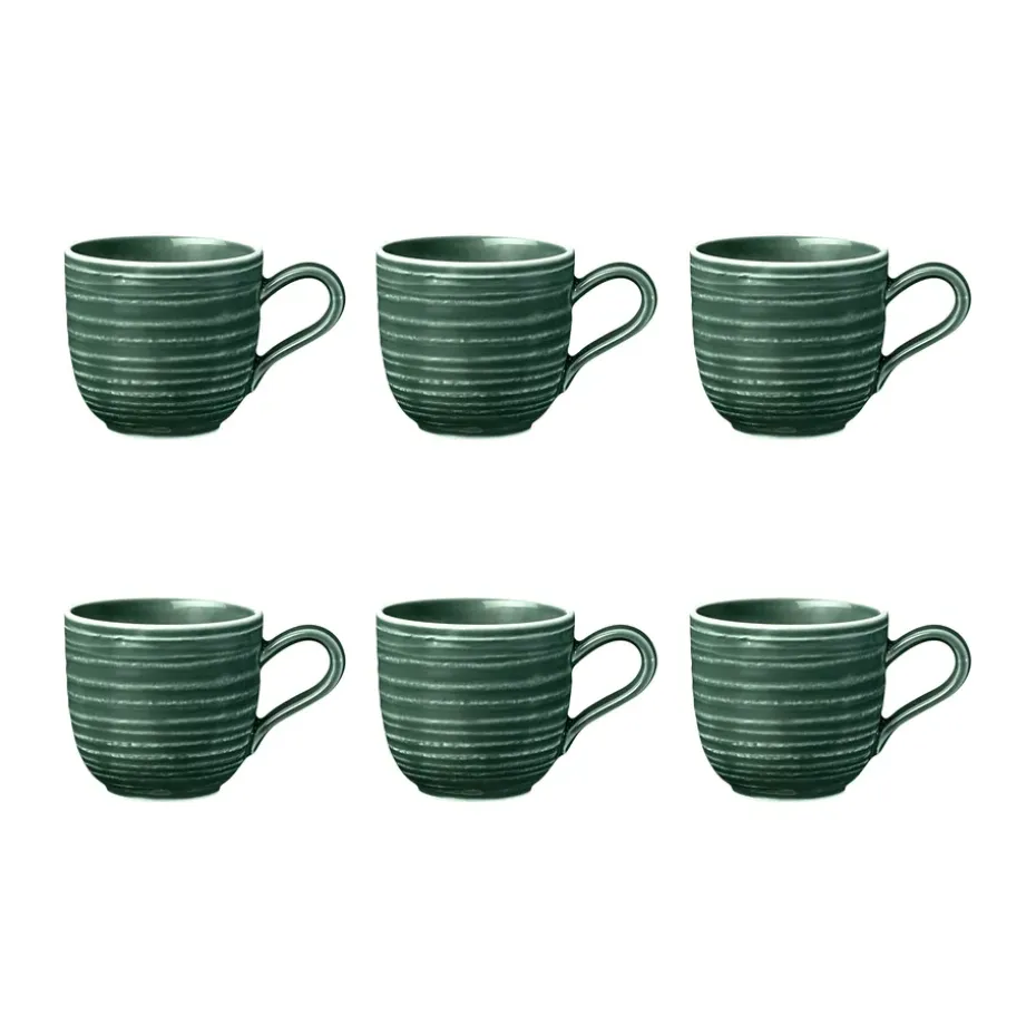 Tasse à expresso 9 cl, lot de 6, Moss Green