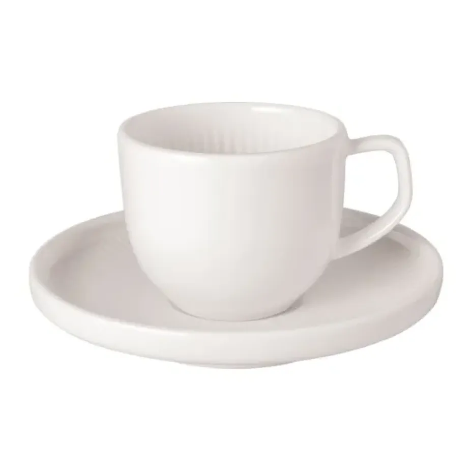 Tasse à expresso Afina 5 cl avec soucoupe, White