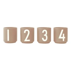 Tasse à expresso Design Letters, Beige