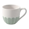 Tasse à expresso Fleur 7 cl, White-green