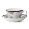 Tasse à thé et soucoupe Ribb, tasse à thé + soucoupe