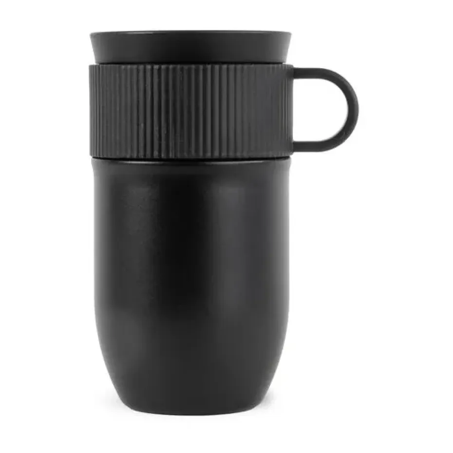 Tasse de voiture thermos Ted 32 cm, Noir