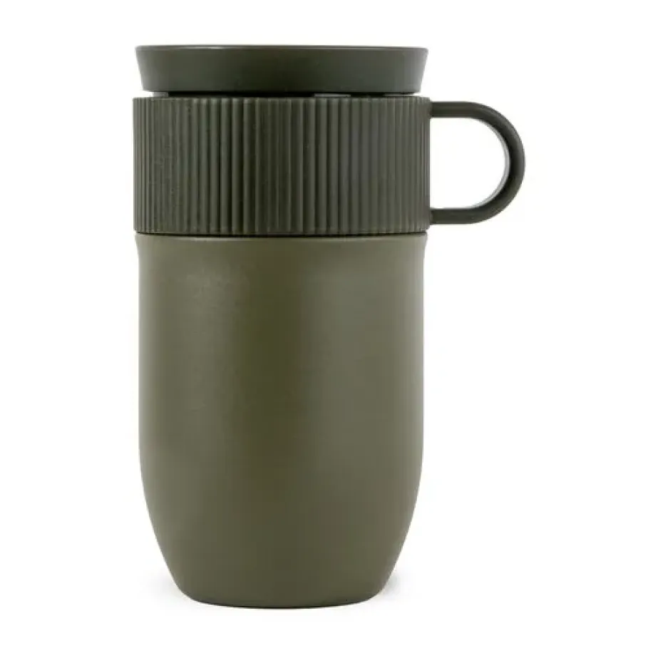 Tasse de voiture thermos Ted 32 cm, Vert