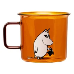 Tasse en verre Moominpappa 35 cl, Amber