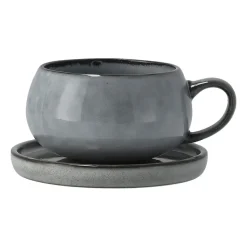 Tasse et soucoupe Amera, Gris