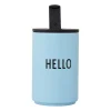 Tasse isotherme Design Letters, Light blue-hello