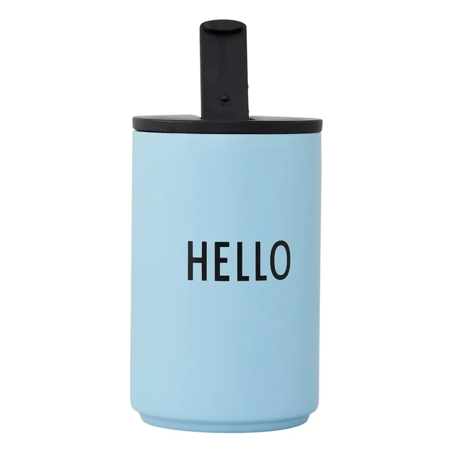 Tasse isotherme Design Letters, Light blue-hello