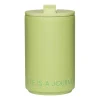 Tasse isotherme Design Letters, Green pale