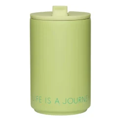Tasse isotherme Design Letters, Green pale