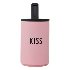Tasse isotherme Design Letters, Pink-kiss