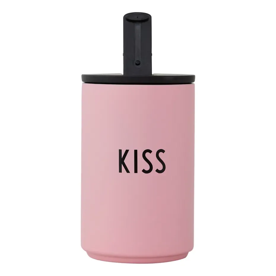 Tasse isotherme Design Letters, Pink-kiss
