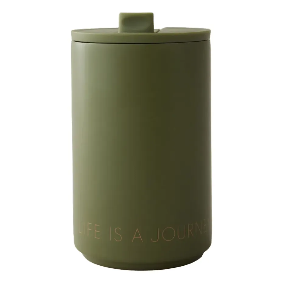 Tasse isotherme Design Letters, Forest green