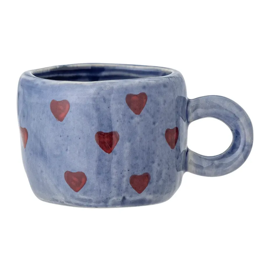 Tasse Nini 11,5 cl, Bleu-cœurs