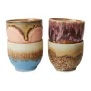 Tasse 70's 25 cl lot de 4, Lagoon