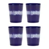 Tasses à thé Ottolenghi Feast 33 cl lot de 4, Dark blue-white