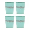 Tasses à thé Ottolenghi Feast 33 cl lot de 4, Azure stripes-red
