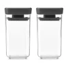 TASTY+ boîte empilable 2 pièces 0,15 L, Gris foncé
