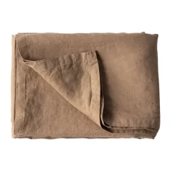 Tell Me More nappe en lin 145x330 cm, Noisette