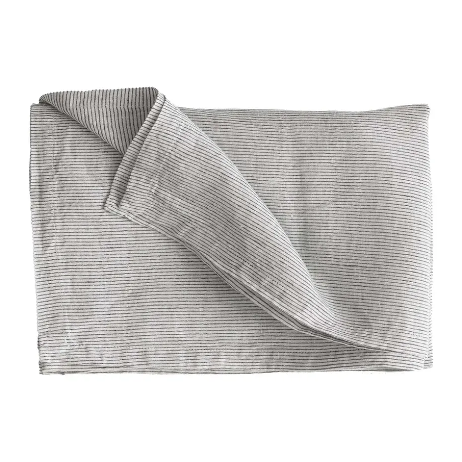 Tell Me More nappe en lin 145x330 cm, Pinstripe