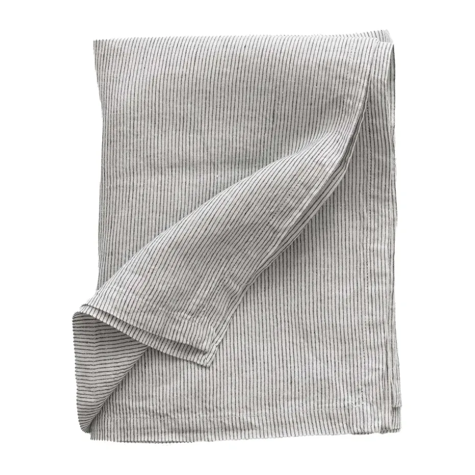 Tell Me More nappe en lin 145x270 cm, Pinstripe