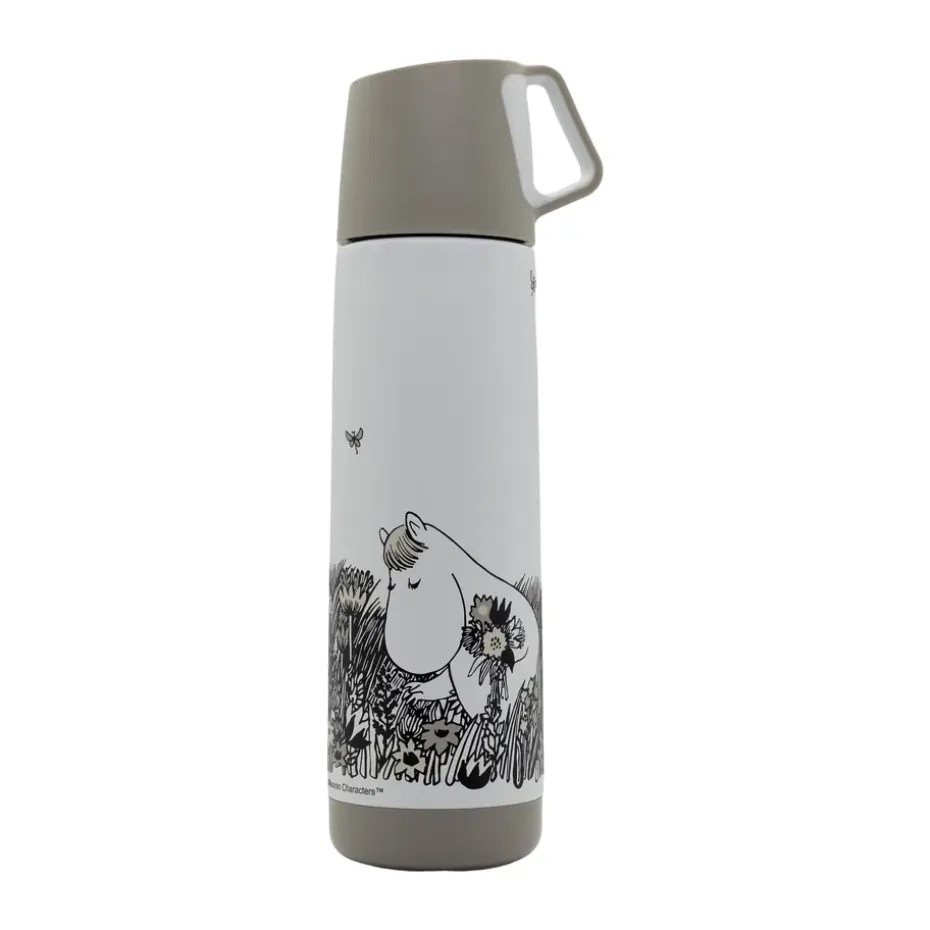 Thermos Mumin Graphic 50 cl, Blanc-noir