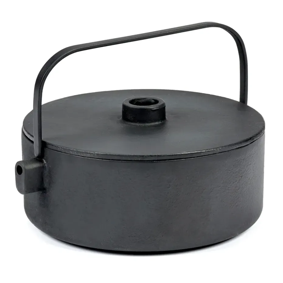 Théière en fonte Collage 1,2 l, Noir