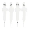 Étiquette de plante Hattifnatt, lot de 4, Blanc