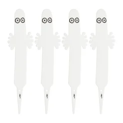 Étiquette de plante Hattifnatt, lot de 4, Blanc
