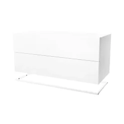 Tiroir module Molto 840, blanc, cadre en métal blanc incl.