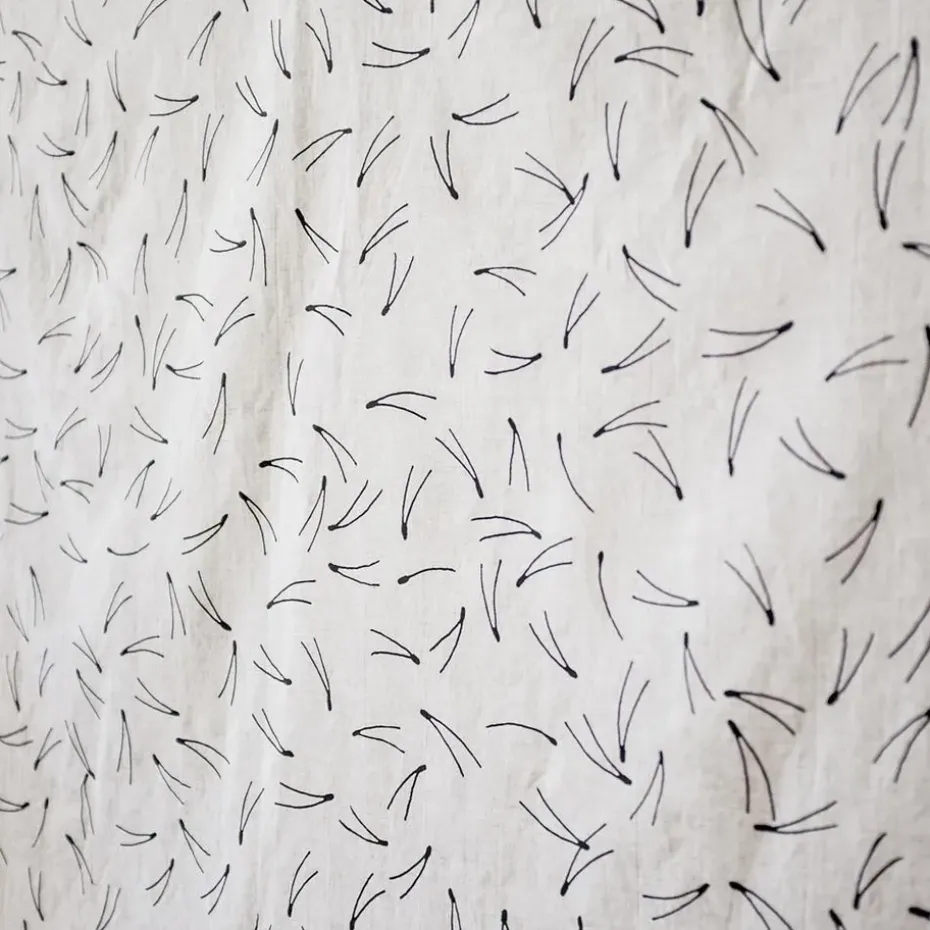 Tissu Barr, noir
