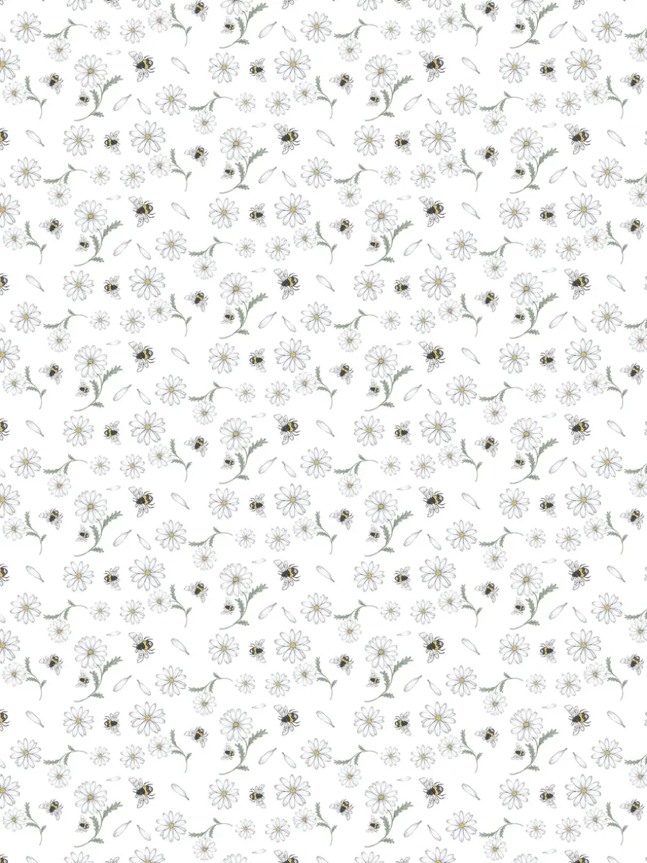 Tissu Blomstersurr, Beige