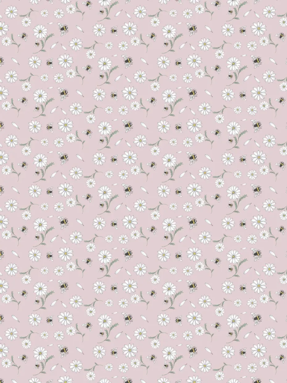 Tissu Blomstersurr, Rose