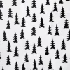 Tissu Gran, blanc-noir