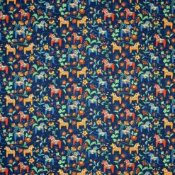 Tissu Leksand mini, bleu
