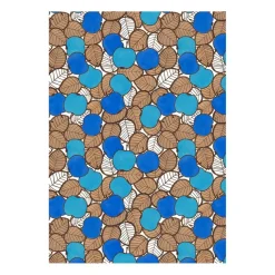Tissu Päppel, Vert-bleu