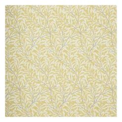 Tissu Ramas, Blanc-jaune