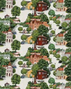 Tissu Sommarstad, Vert