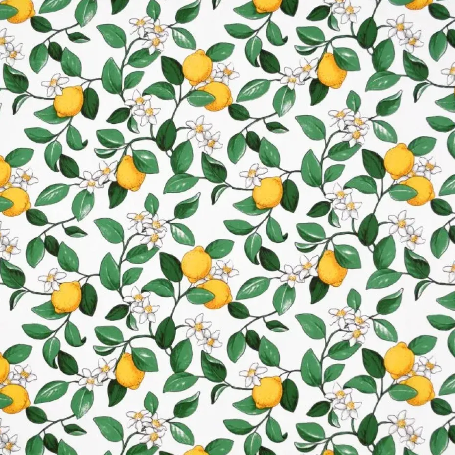 Toile cirée Citronlycka, blanc