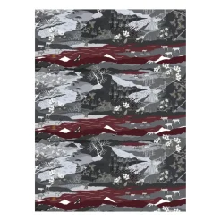 Toile cirée Fjällvandring, Gris-bordeaux