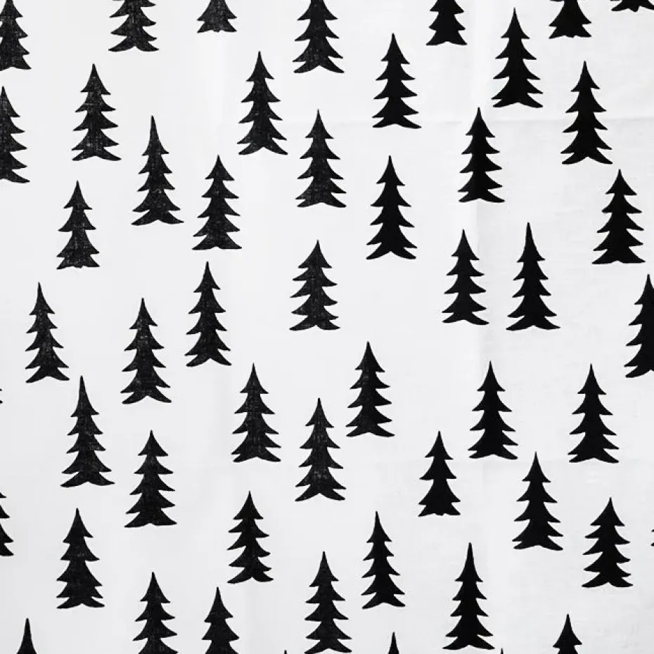 Toile cirée Gran, noir - blanc