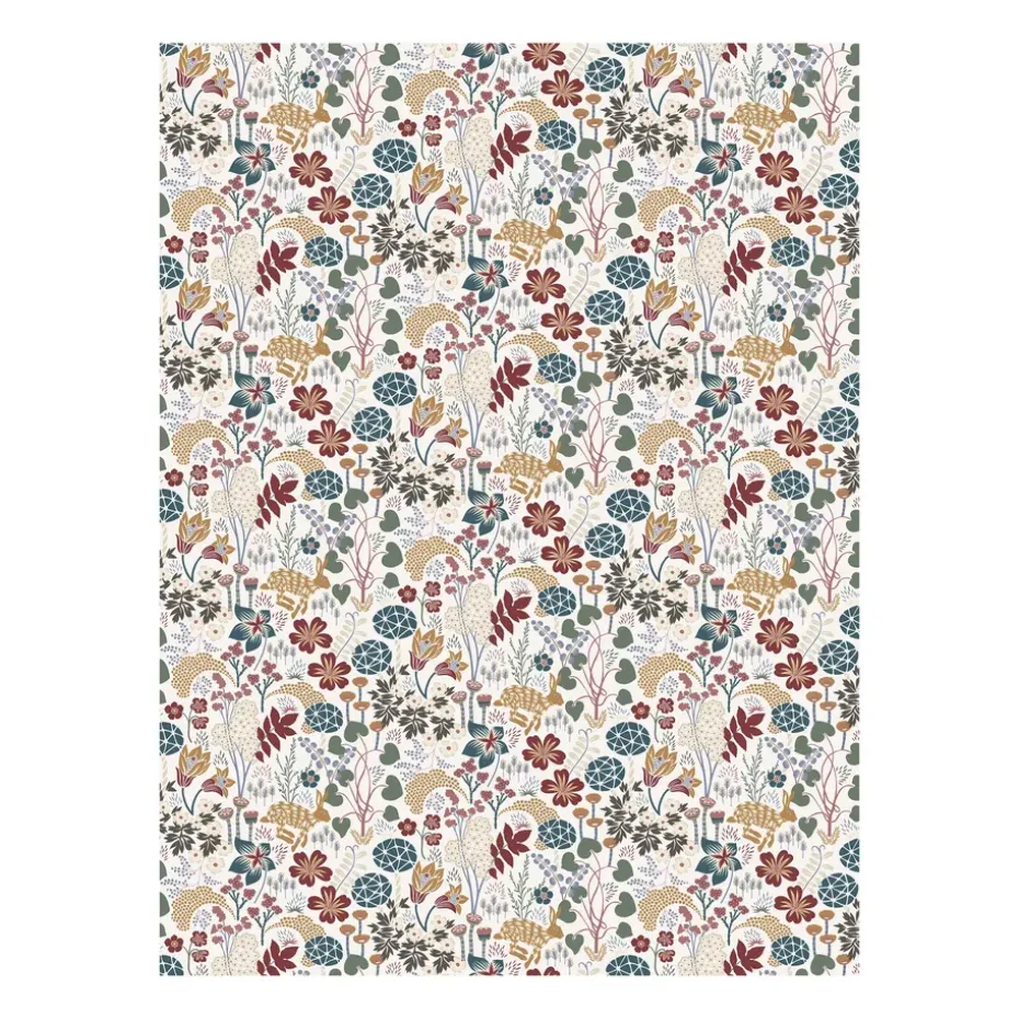 Toile cirée Lyckeflyckt, Rouille-marron