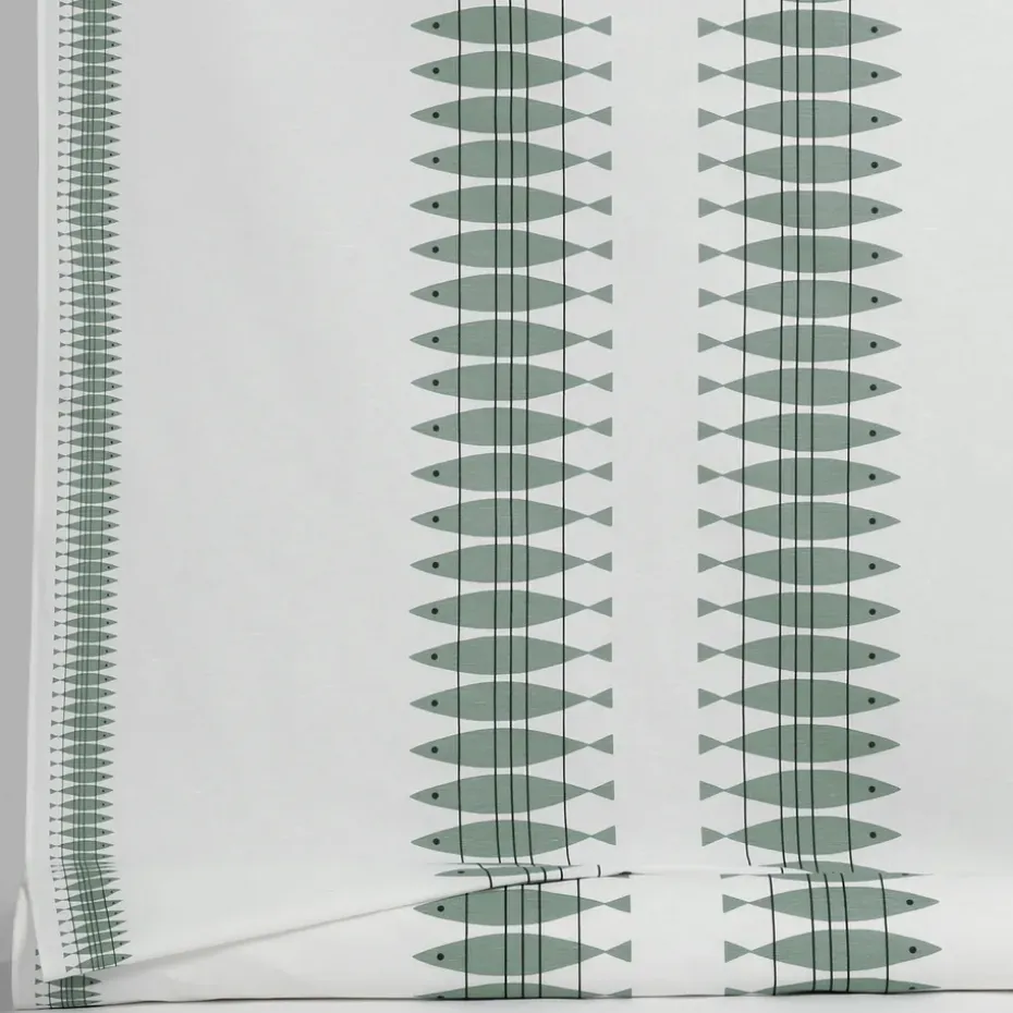 Toile cirée Sill au mètre, Gris vert