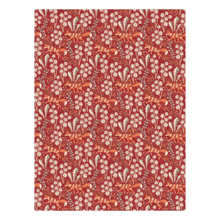 Toile cirée Stjärnspeja, Rouge