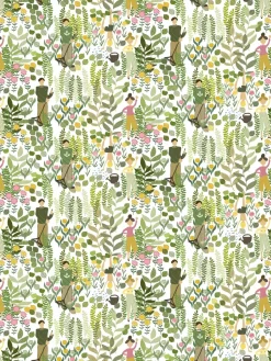Toile cirée Trädgård, Vert