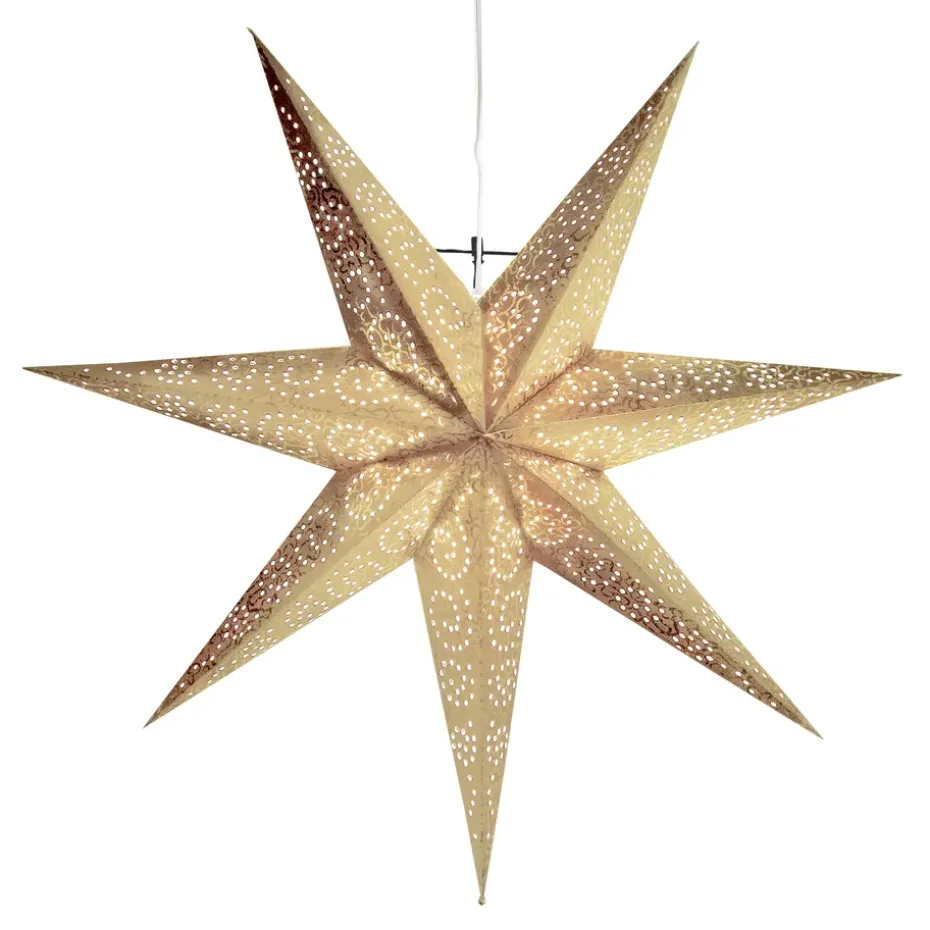 Étoile de l'Avent Antique 60 cm, doré